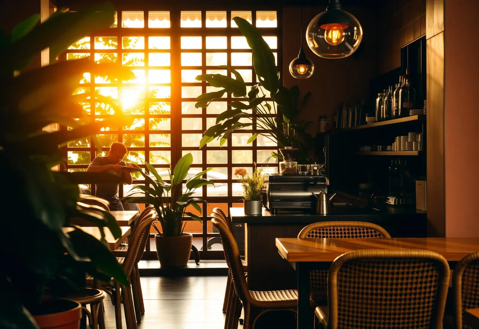 Suasana dalam Kicau Cafe, coffee shop di Kemang Jakarta Selatan